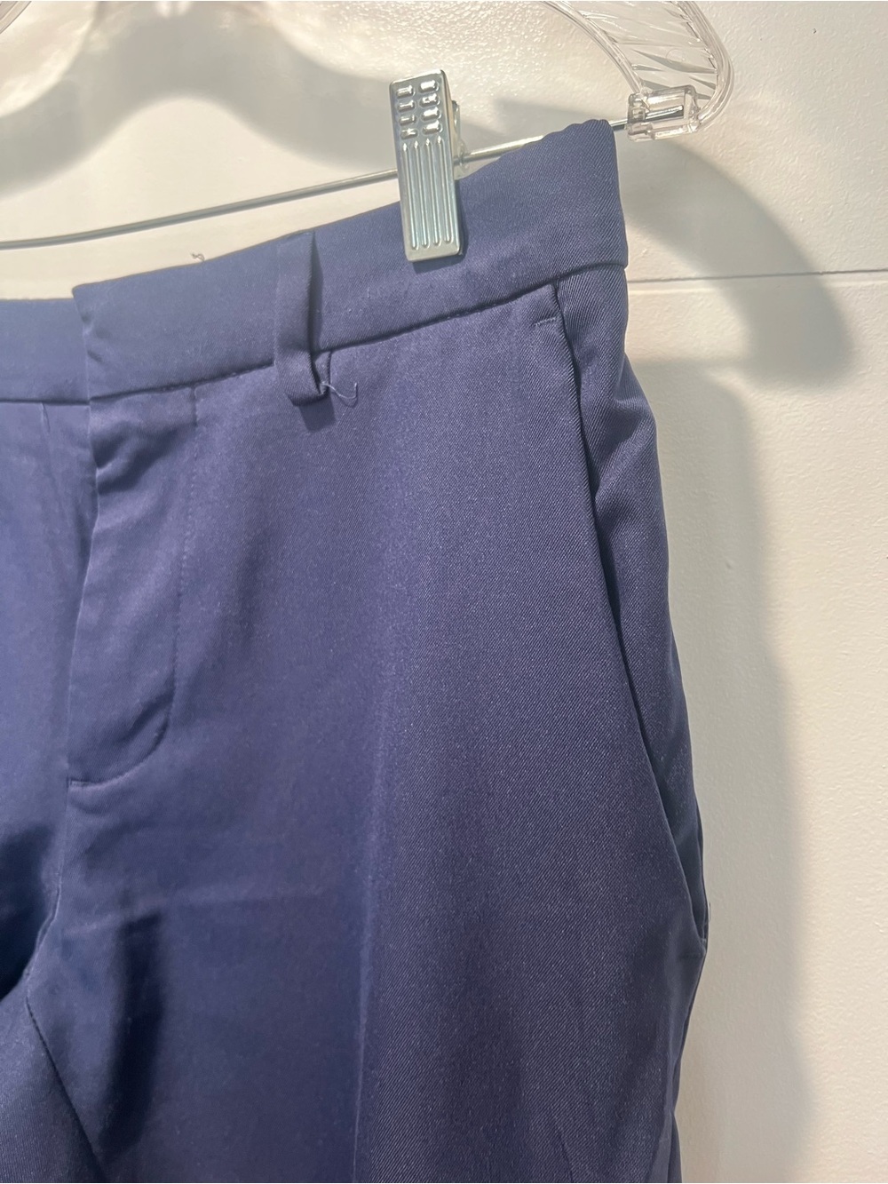 Men's Haggar Flex Series Classic Navy Blue Dress Pants - Size 30 x 29 - Picture 3 of 8